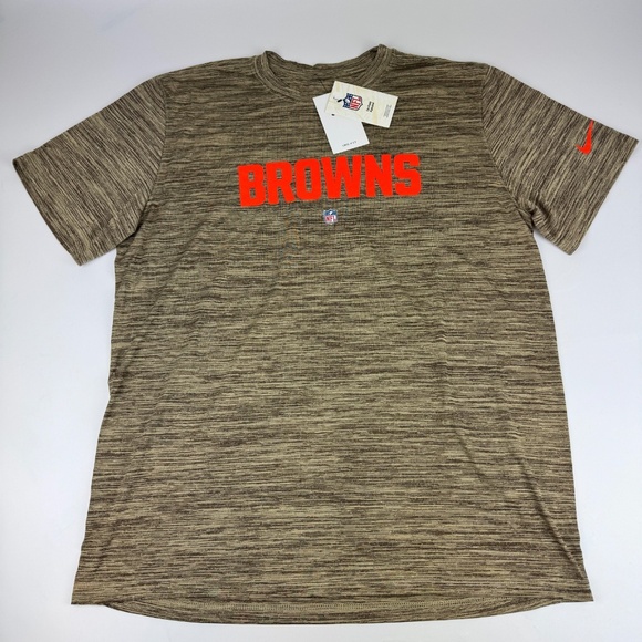 NWT Nike Dri Fit Mens Size XL Cleveland Browns T Shirt - Picture 1 of 7